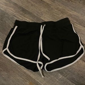 Size large black shorts. Very soft